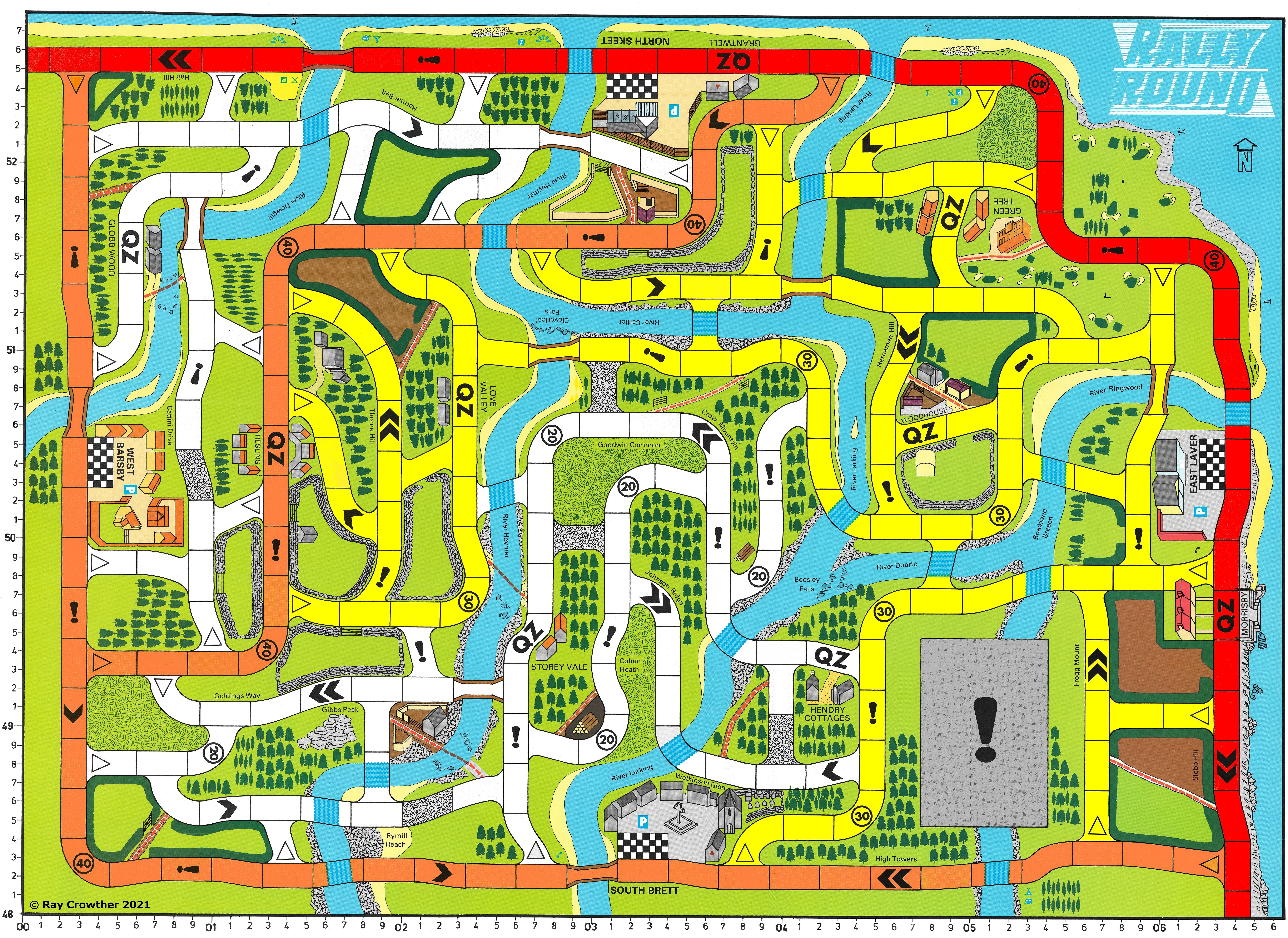 Rally Round Map Board (Actual)